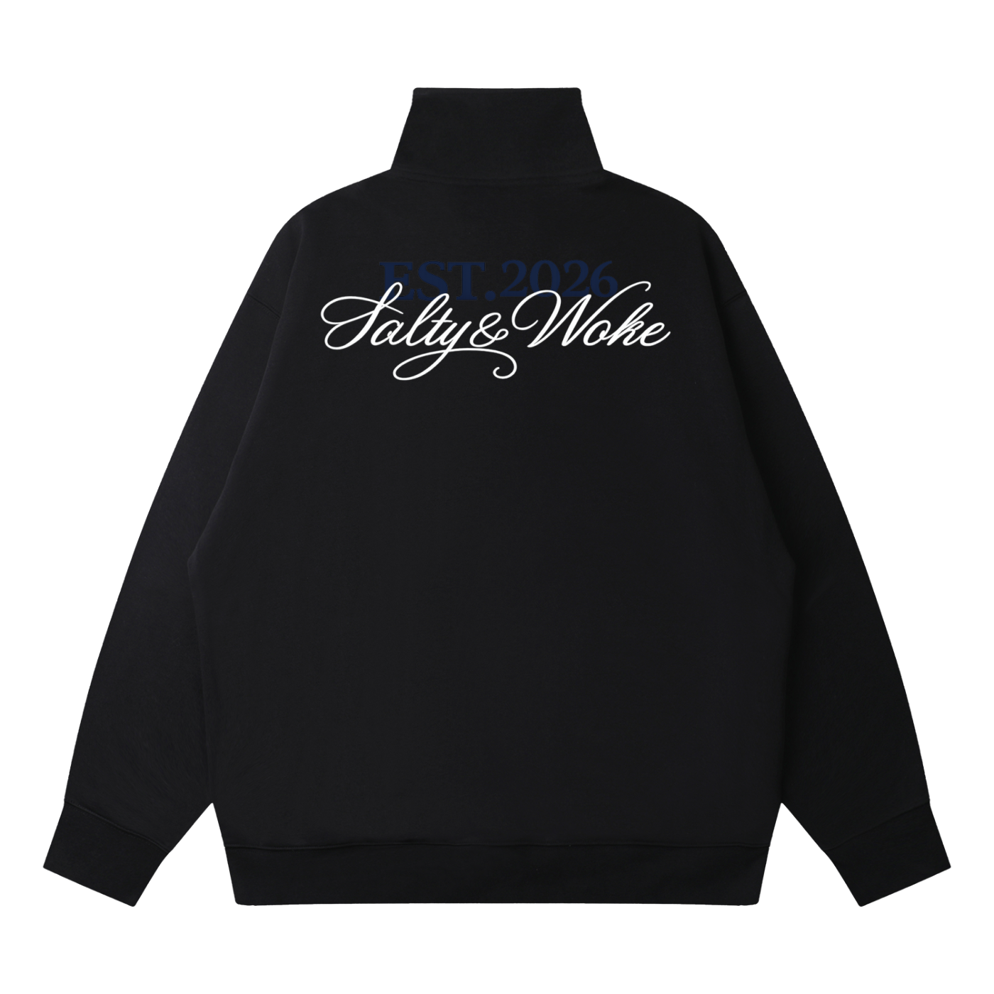 Quarter-Zip Drop Shoulder Sweatshirt